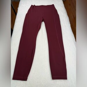 lululemon athletica Burgundy Leggings